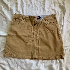 Vineyard Vines Brown Corduroy Mini Skirt